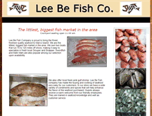 Tablet Screenshot of leebefish.com